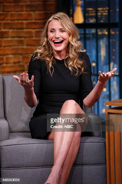 Episode 0138-- Pictured: Actress Cameron Diaz during an interview on December 10, 2014 --