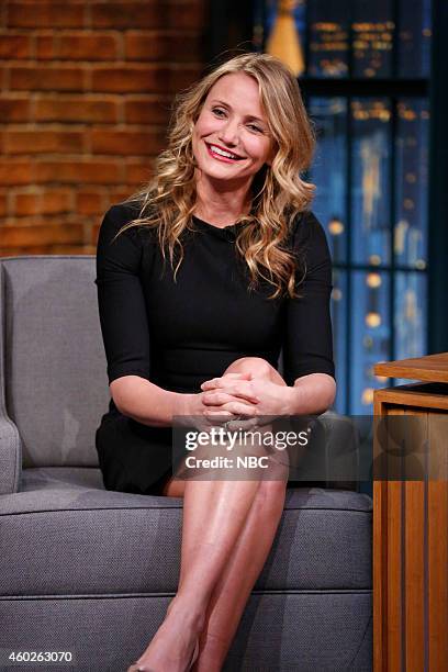 Episode 0138-- Pictured: Actress Cameron Diaz during an interview on December 10, 2014 --