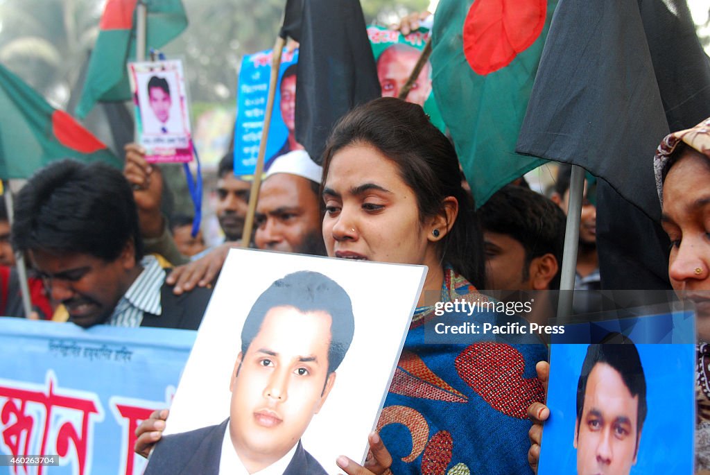 The relatives of the disappeared, murdered and abducted...