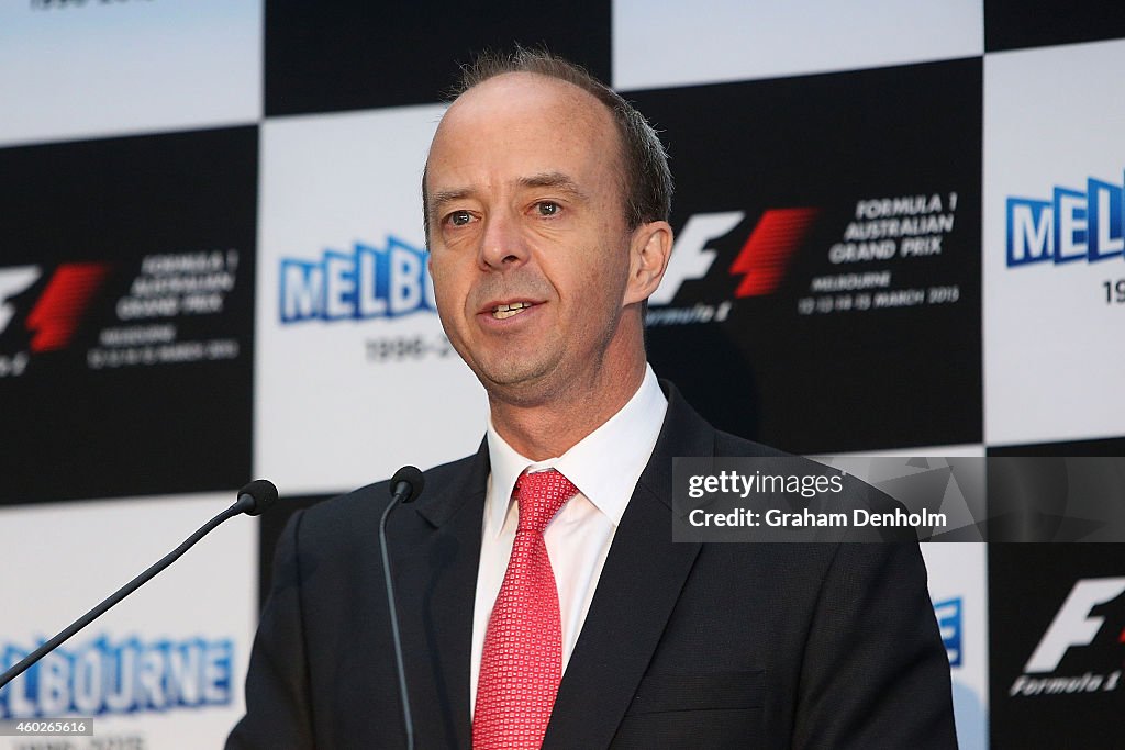 2015 Australian Formula 1 Grand Prix Launch