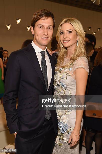 Jared Kushner and Ivanka Trump attend the Valentino Sala Bianca 945 Event on December 10, 2014 in New York City.