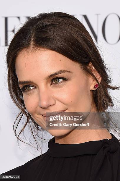 Actress Katie Holmes attends the Valentino Sala Bianca 945 Event on December 10, 2014 in New York City.