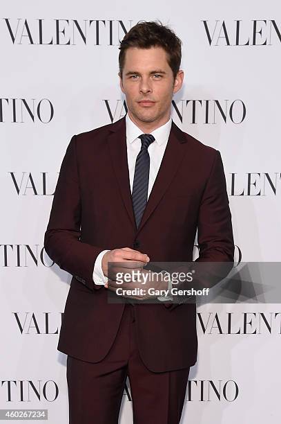 Actor James Marsden attends the Valentino Sala Bianca 945 Event on December 10, 2014 in New York City.
