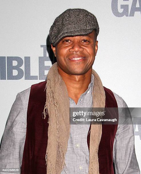 Cuba Gooding Jr. Attends the "The Gambler" New York Premiere at AMC Lincoln Square Theater on December 10, 2014 in New York City.