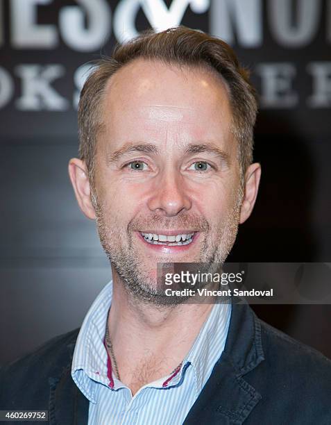 Actor Billy Boyd signs copies of the soundtrack for "The Hobbit: The Battle Of The Five Armies" at Barnes & Noble bookstore at The Grove on December...