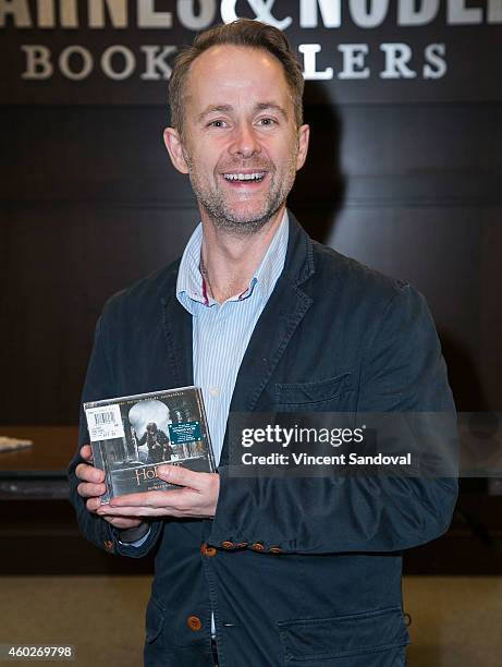 Actor Billy Boyd signs copies of the soundtrack for "The Hobbit: The Battle Of The Five Armies" at Barnes & Noble bookstore at The Grove on December...