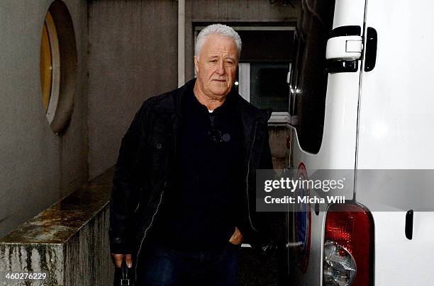 Rolf Schumacher, father of Michael Schumacher arrives at Grenoble University Hospital Centre where his son, the former German Formula One driver...