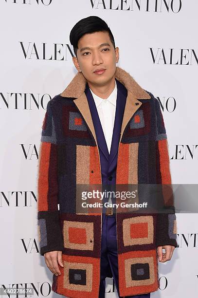Bryanboy attends the Valentino Sala Bianca 945 Event on December 10, 2014 in New York City.