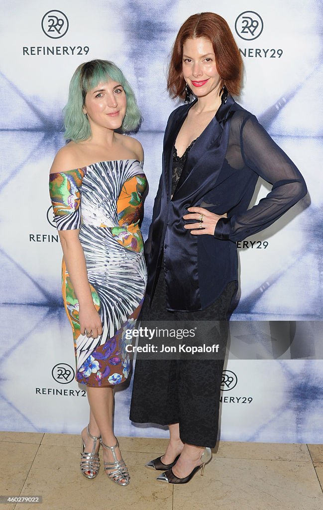 Refinery29 Holiday Party - Arrivals