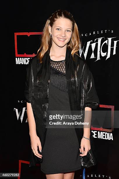 Avery Kristen Pohl attends the premiere of F.C. Rabbath's "Scarlet's Witch" at the Vista Theatre on December 10, 2014 in Los Angeles, California.