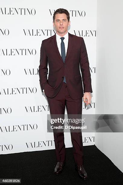 James Marsden attends the Valentino Sala Bianca 945 Event on December 10, 2014 in New York City.