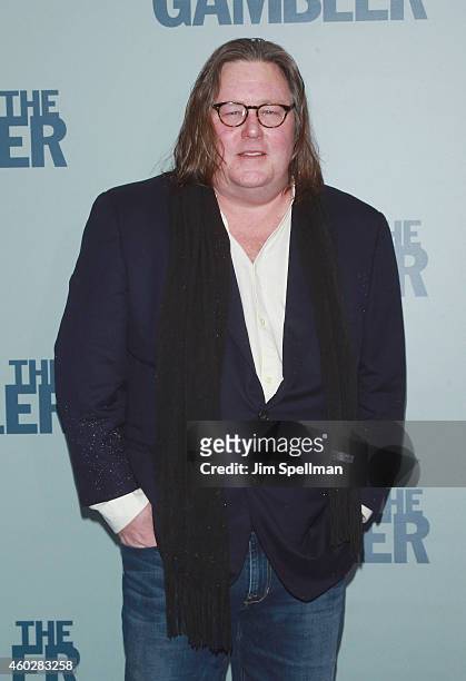 Screenwriter William Monahan attends "The Gambler" New York premiere at AMC Lincoln Square Theater on December 10, 2014 in New York City.