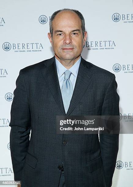 Designer Massimo Ferragamo attends the Beretta U.S.A. Reception at The Metropolitan Club on December 10, 2014 in New York City.