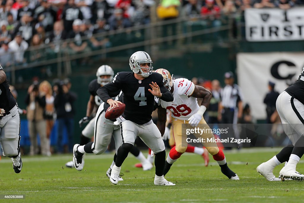 San Francisco 49ers v Oakland Raiders