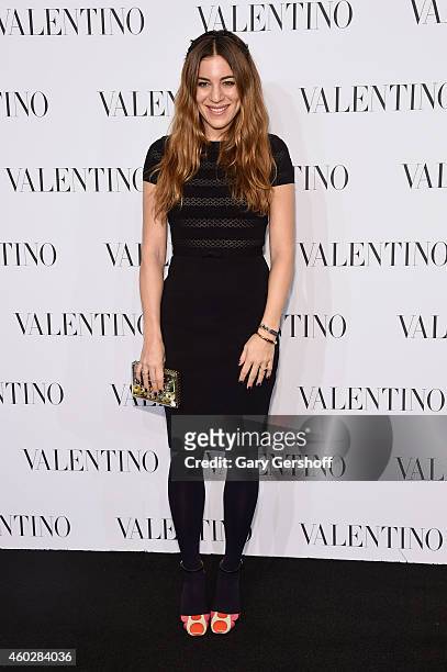 Dani Stahl attends the Valentino Sala Bianca 945 Event on December 10, 2014 in New York City.