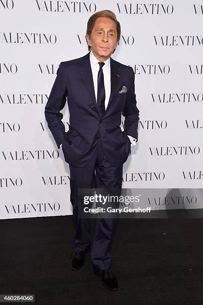 Valentino Garavani attends the Valentino Sala Bianca 945 Event on December 10, 2014 in New York City.