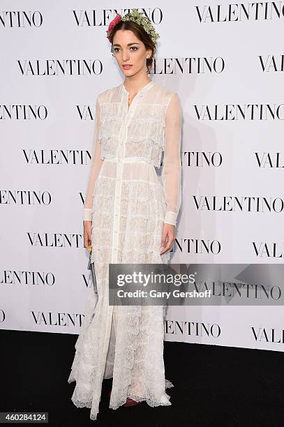 Sofia Sanchez Barrenechea attends the Valentino Sala Bianca 945 Event on December 10, 2014 in New York City.