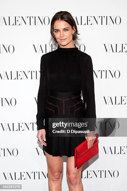 Katie Holmes attends the Valentino Sala Bianca 945 Event on December 10, 2014 in New York City.