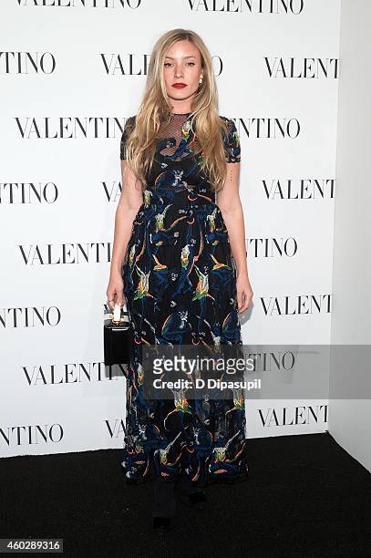 Kate Foley attends the Valentino Sala Bianca 945 Event on December 10, 2014 in New York City.