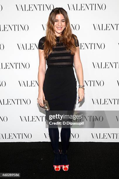 Dani Stahl attends the Valentino Sala Bianca 945 Event on December 10, 2014 in New York City.