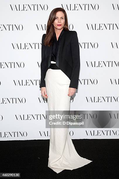 Cristina Ehrlich attends the Valentino Sala Bianca 945 Event on December 10, 2014 in New York City.