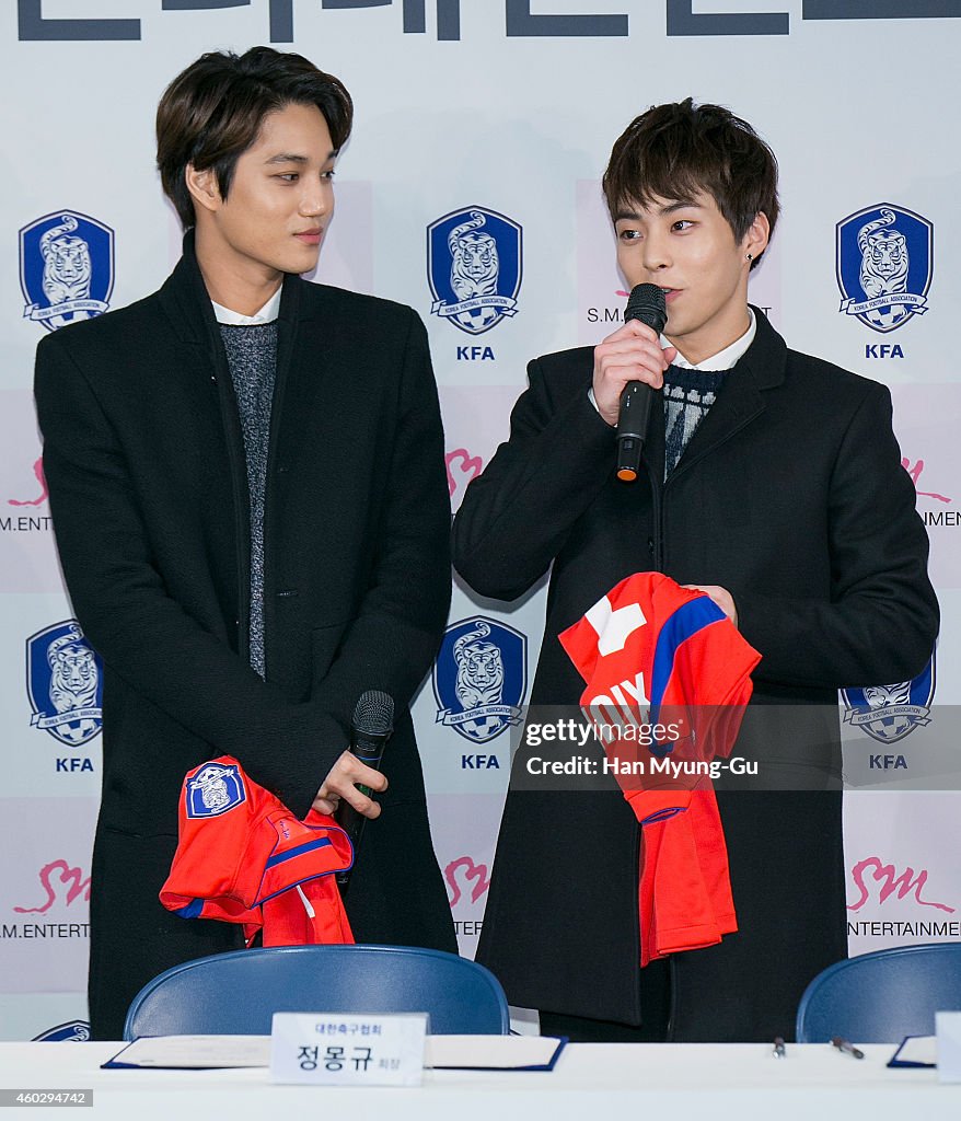 Korea Football Association - SM Entertainment MOU Press Conference