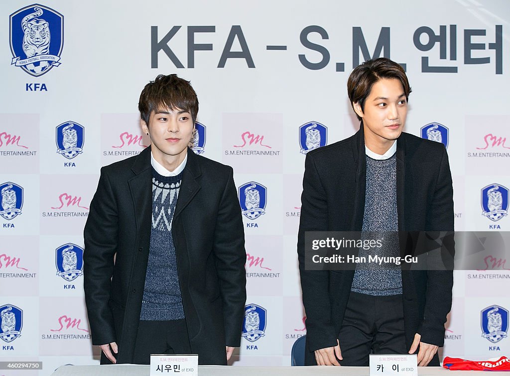 Korea Football Association - SM Entertainment MOU Press Conference