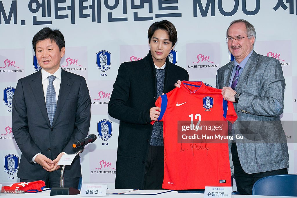 Korea Football Association - SM Entertainment MOU Press Conference
