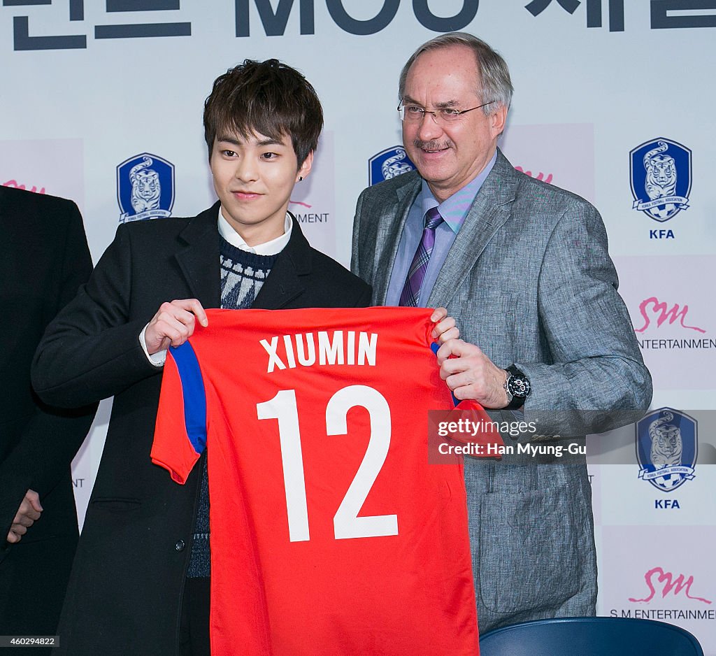 Korea Football Association - SM Entertainment MOU Press Conference