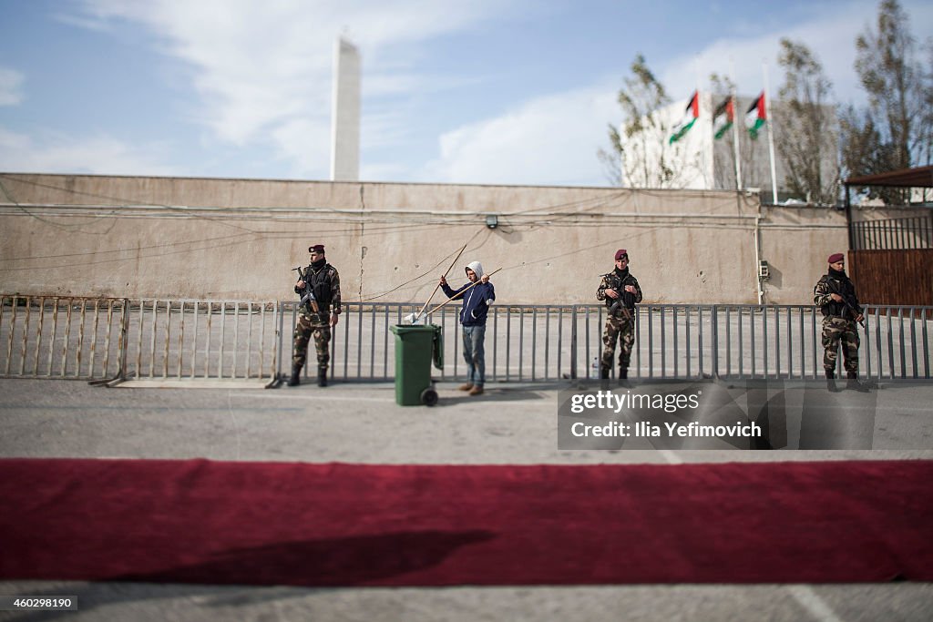 Funeral Of Palestinian Minister Ziad Abu Ein