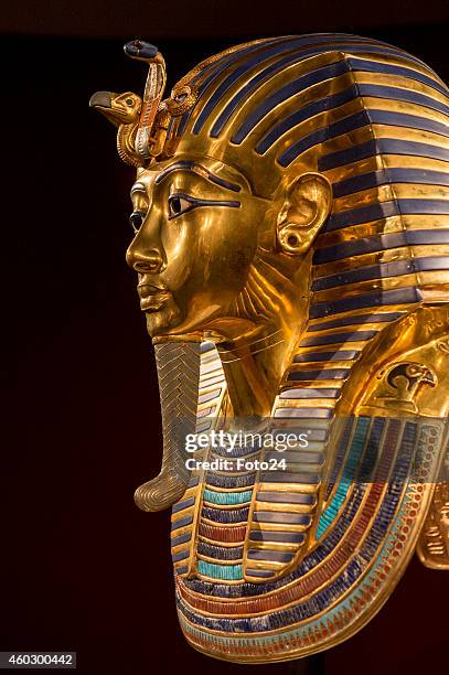 Replica of the art effect from the Tutankhamun tomb at the Silverstar Casino on December 2, 2014 in Krugersdorp, South Africa. The internationally...