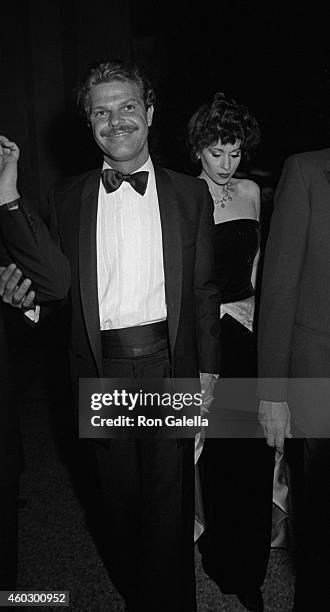 Egon von Furstenberg and Lynn Marshall attend Metropolitan Museum of Art Costume Institute Gala "The 18th Century Woman" on December 7, 1981 at the...