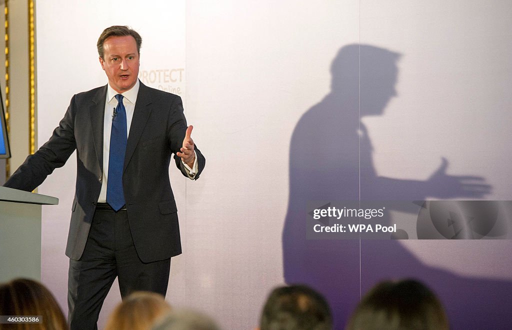 Prime Minister David Cameron Speaks At The #wePROTECT Summit