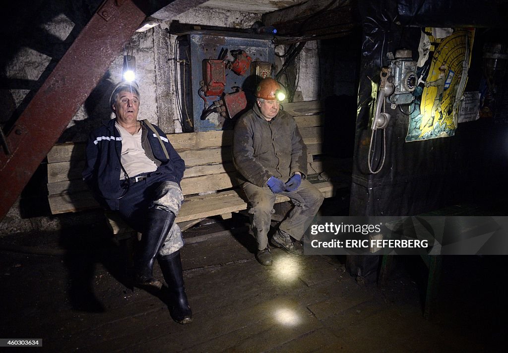 UKRAINE-RUSSIA-CRISIS-COAL-MINE