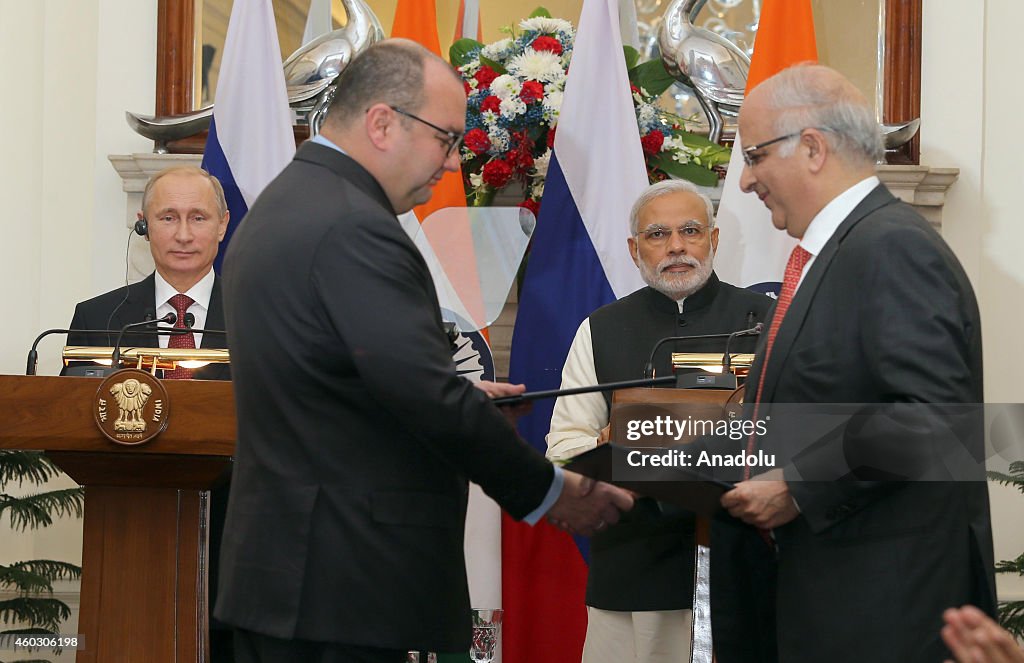 Russian President Putin in India