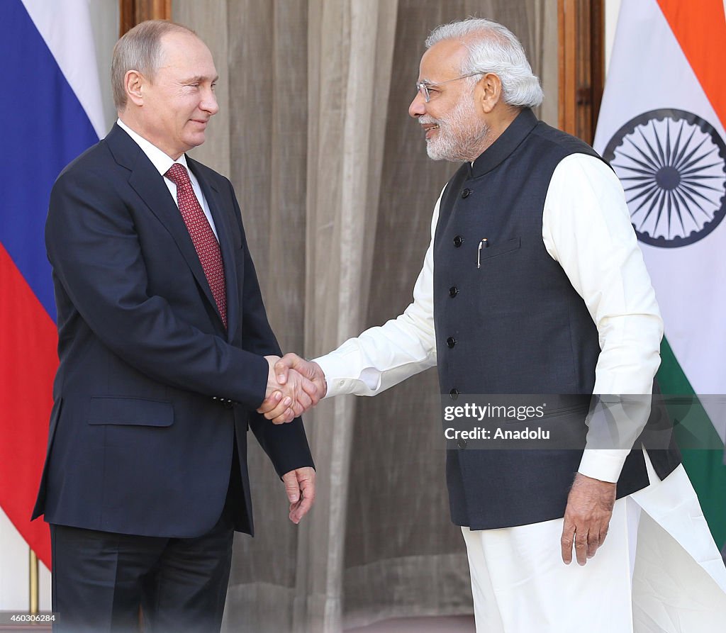 Russian President Putin in India