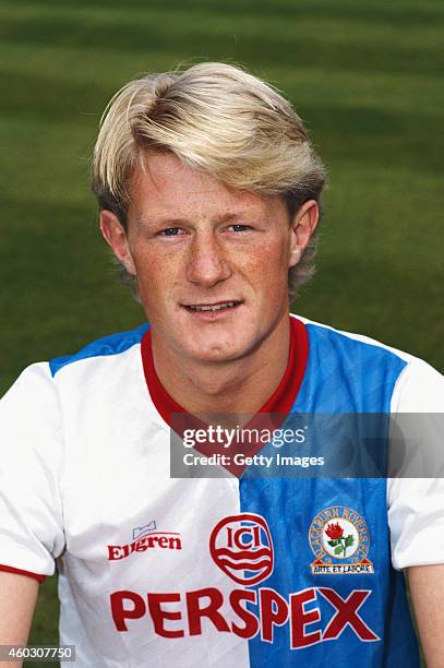 Blackburn Rovers defender Colin Hendry pictured pre season circa 1988 at Ewood Park in Blackburn, England.