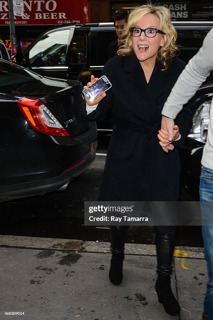 Celebrity Sightings In New York City - December 11, 2014