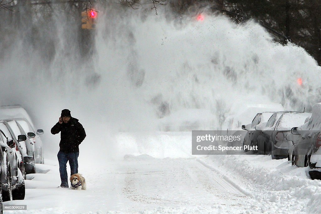 Winter Snow Storm Hammers Northeastern US