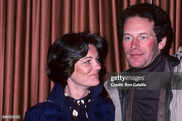 Actor Jared Martin and wife Carol Vogel attend the Wrap-Up Parties for the Fifth Season of "Dallas" and the Third Season of "Knots Landing" on...