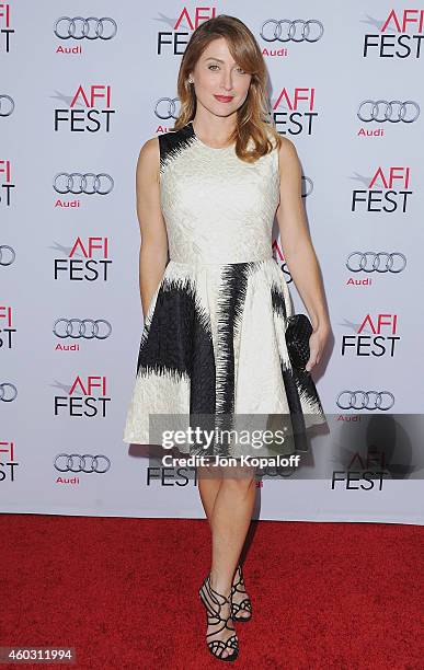 Sasha Alexander arrives at the AFI FEST 2014 Presented By Audi A Special Tribute To Sophia Loren at Dolby Theatre on November 12, 2014 in Hollywood,...