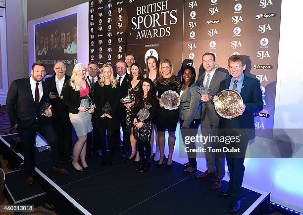 British Award winners Dan Greaves, Neil Baldwin, Kelly Gallagher MBE, Lou Macari, Charlotte Evans MBE, Gary Street, Peter Bowker, Jo Pavey, Claudia...