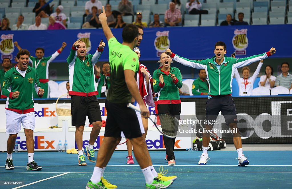 Coca-Cola International Premier Tennis League - United Arab Emirates: Day One