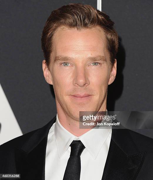 Actor Benedict Cumberbatch arrives at the Academy Of Motion Picture Arts And Sciences' Governors Awards at The Ray Dolby Ballroom at Hollywood &...
