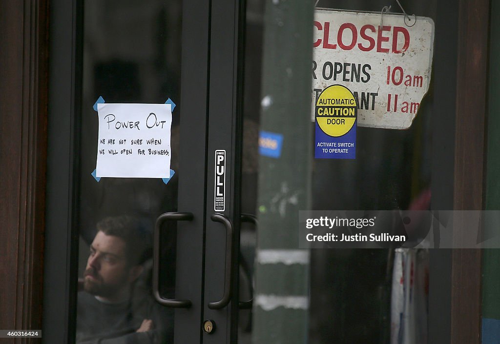 Large Winter Storm Brings Heavy Rains And High Ways To Northern California