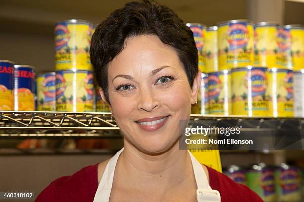 Ellie Krieger attends Feeding America And Food Bank For New York City A Hope For The Holidays Volunteer Event at Food Bank for New York City's...