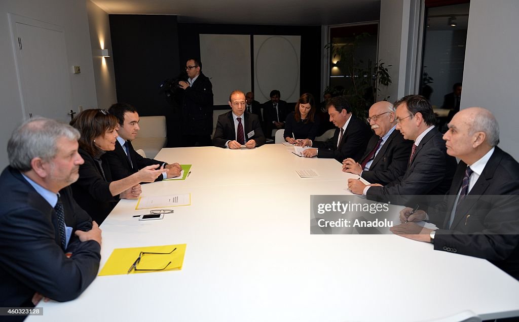 Turkish Minister of Education Avci meets with Belgian minister Milquet, in Brussels
