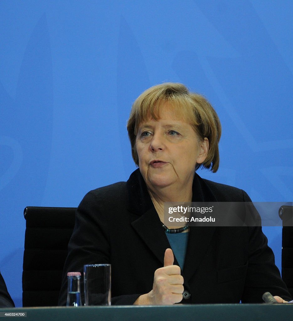 German Chancellor Merkel meets Minister-Presidents of federal states