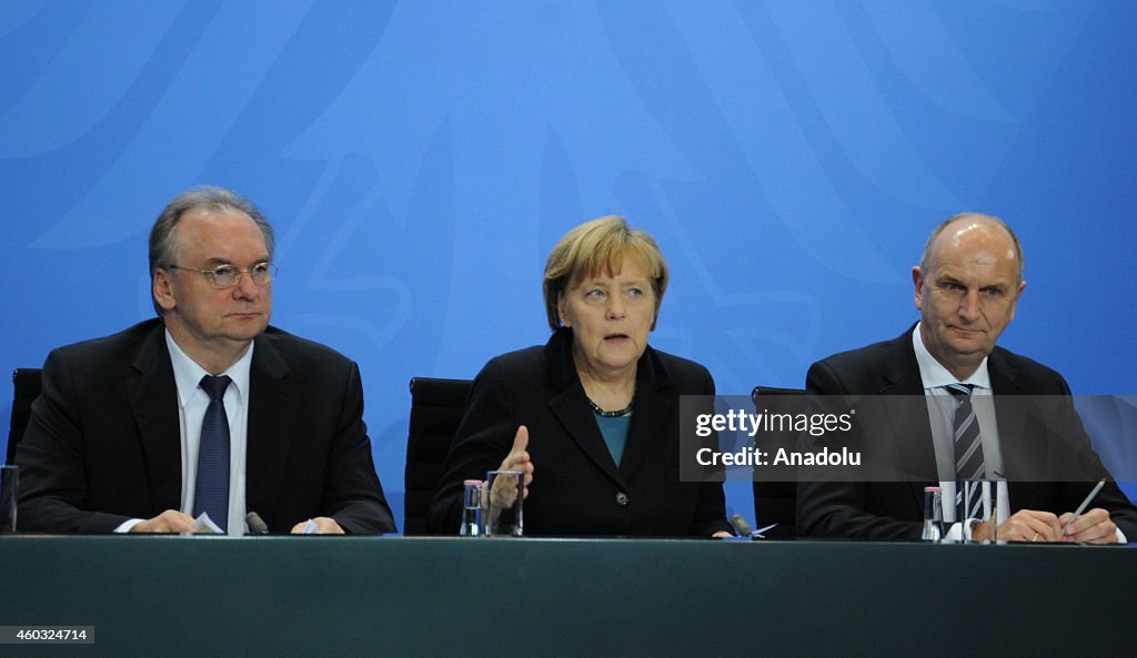 German Chancellor Merkel meets Minister-Presidents of federal states