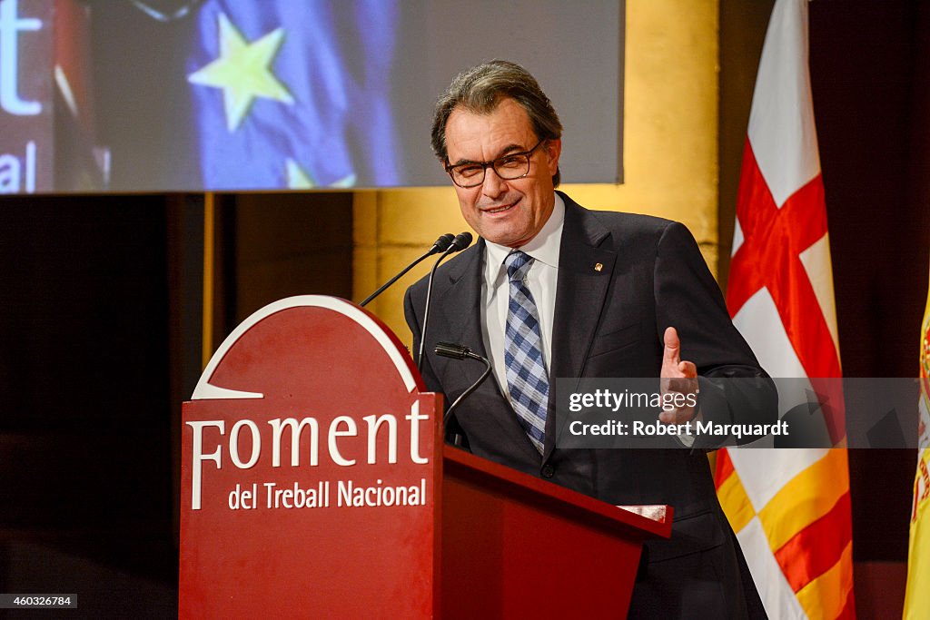 King Felipe VI Of Spain Delivers Awards in Barcelona